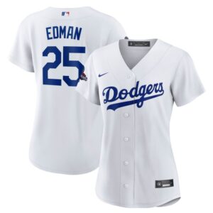 Tommy Edman Los Angeles Dodgers Women 2024 World Series Champions Home Replica Player Jersey - White