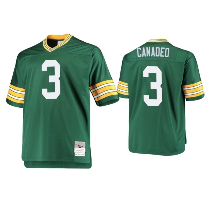 Tony Canadeo Green Bay Packers Green Throwback Retired Jersey