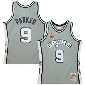 Tony Parker San Antonio Spurs Unisex Hall of Fame Class of 2023 Throwback Swingman Jersey - Gray