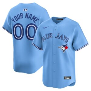 Toronto Blue Jays Alternate Limited Custom Jersey - Light Blue