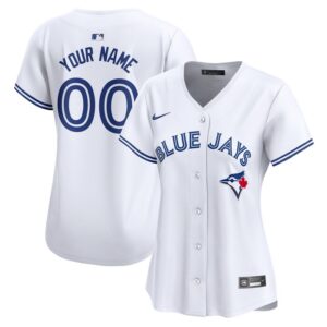 Toronto Blue Jays Women Home Limited Custom Jersey - White