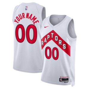 Toronto Raptors Unisex Swingman Custom Jersey White - Association Edition