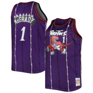 Tracy McGrady Toronto Raptors Big & Tall Hardwood Classics 1998/99 Swingman Jersey - Purple