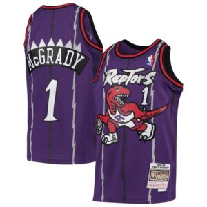 Tracy McGrady Toronto Raptors Youth 1998-99 Hardwood Classics Swingman Throwback Jersey - Purple