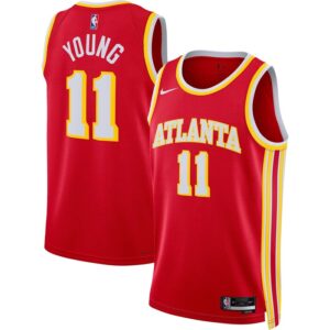 Trae Young Atlanta Hawks Unisex Swingman Jersey - Icon Edition - Red