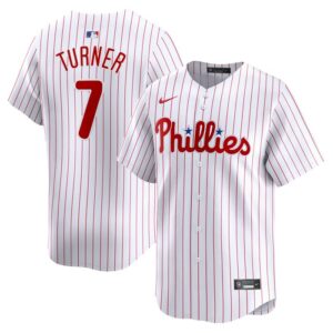 Trea Turner Philadelphia Phillies Home Limited Player Jersey - White