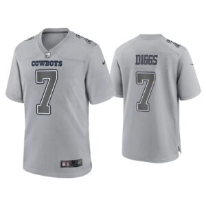 Trevon Diggs Dallas Cowboys Gray Atmosphere Fashion Game Jersey