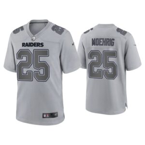 Trevon Moehrig Las Vegas Raiders Gray Atmosphere Fashion Game Jersey