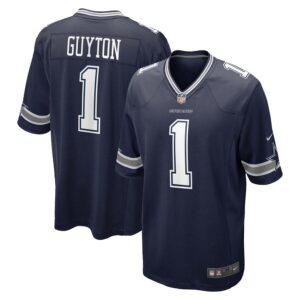 Tyler Guyton Dallas Cowboys 2024 NFL Draft First Round Pick Player Game Jersey - Navy