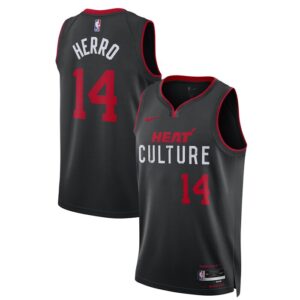 Tyler Herro Miami Heat Unisex 2023/24 Swingman Jersey - Black - City Edition