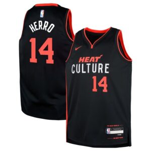 Tyler Herro Miami Heat Youth Swingman Replica Jersey - City Edition - Black