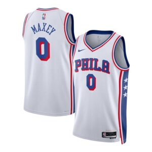 Tyrese Maxey Philadelphia 76ers Unisex Swingman Jersey - Association Edition - White