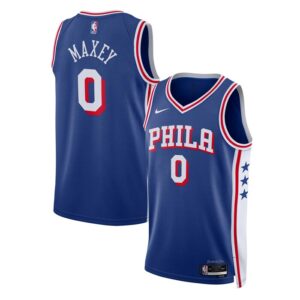 Tyrese Maxey Philadelphia 76ers Unisex Swingman Jersey - Icon Edition - Royal