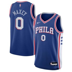 Tyrese Maxey Philadelphia 76ers Youth Swingman Jersey - Icon Edition - Royal