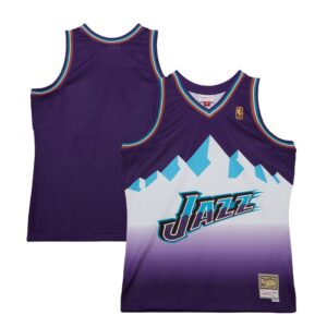 Utah Jazz 1996-97 Hardwood Classics Swingman Jersey - Purple