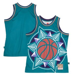 Utah Jazz Hardwood Classics Blown Out Fashion Jersey - Turquoise