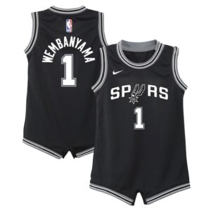 Victor Wembanyama San Antonio Spurs Infant Swingman Player Jersey - Icon Edition - Black