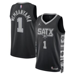 Victor Wembanyama San Antonio Spurs Unisex Swingman Jersey - Statement Edition - Black