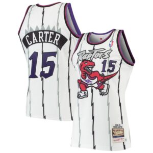 Vince Carter Toronto Raptors 1998/99 Hardwood Classics Jersey - White