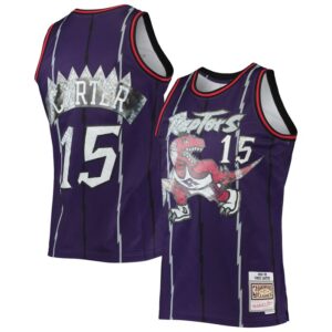 Vince Carter Toronto Raptors 1998/99 Hardwood Classics NBA 75th Anniversary Diamond Swingman Jersey - Purple