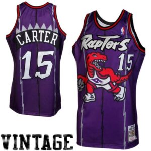 Vince Carter Toronto Raptors 1998/99 Throwback Jersey - Purple