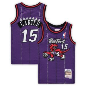 Vince Carter Toronto Raptors Preschool 1998-1999 Hardwood Classics Throwback Team Jersey - Purple