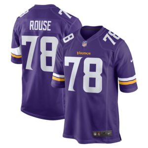 Walter Rouse Minnesota Vikings Game Jersey - Purple