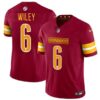 Washington Commanders #6 Michael Wiley Burgundy 2024 F.U.S.E. Vapor Limited Football Stitched Jersey