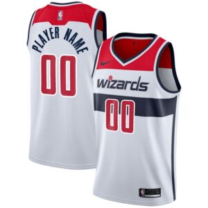 Washington Wizards 2020/21 Swingman Custom Jersey - Association Edition - White