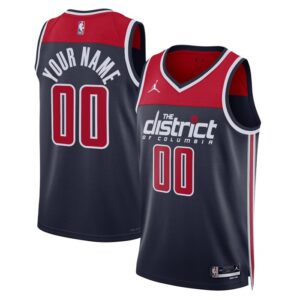 Washington Wizards Unisex 2022/23 Swingman Custom Jersey - Statement Edition - Navy