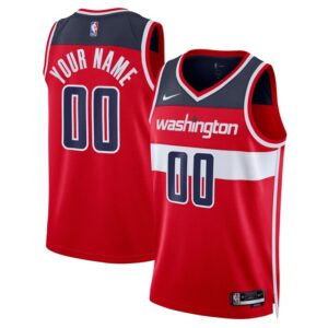 Washington Wizards Unisex Swingman Custom Jersey Red - Icon Edition