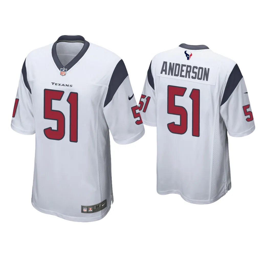 Will Anderson Houston Texans White 2023 NFL Draft Game Jersey