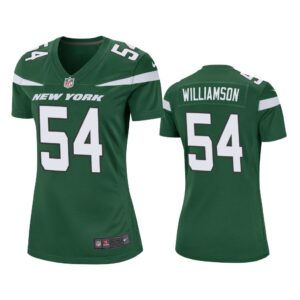 Women 2019 Avery Williamson #54 New York Jets Green Game Jersey