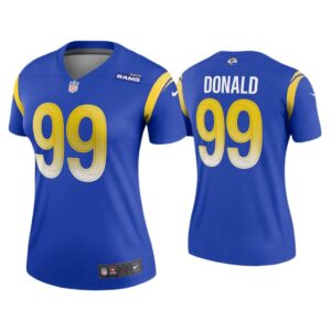 Women 2020 Aaron Donald Los Angeles Rams Royal Legend Jersey