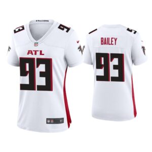 Women 2020 Allen Bailey Atlanta Falcons White Game Jersey