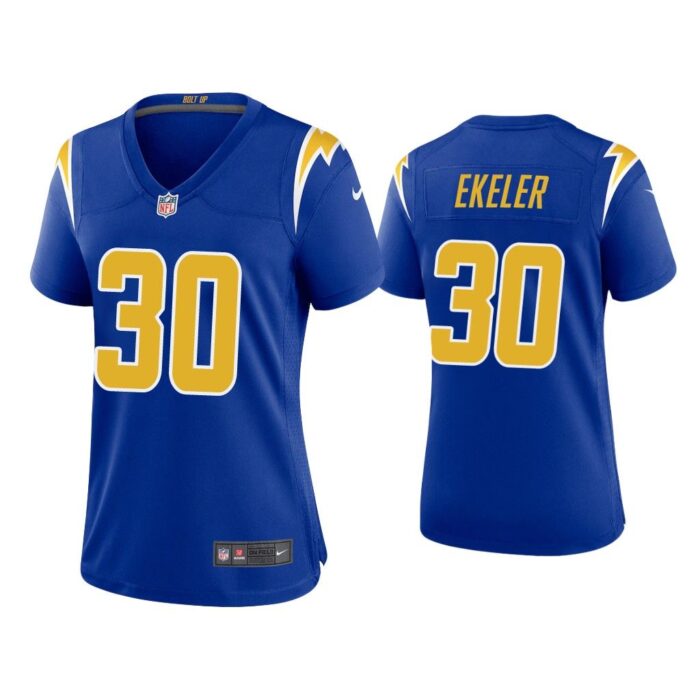 Women 2020 Austin Ekeler Los Angeles Chargers Royal 2nd Alternate Game Jersey