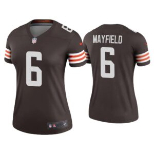 Women 2020 Baker Mayfield Cleveland Browns Brown Legend Jersey