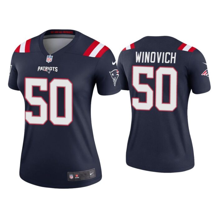 Women 2020 Chase Winovich New England Patriots White Legend Jersey