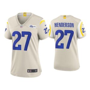 Women 2020 Darrell Henderson Los Angeles Rams Bone Game Jersey