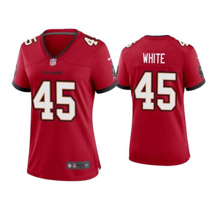 Women 2020 Devin White Tampa Bay Buccaneers Red Game Jersey