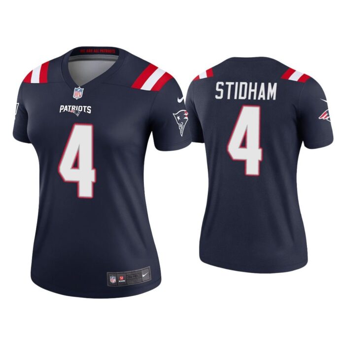 Women 2020 Jarrett Stidham New England Patriots White Legend Jersey