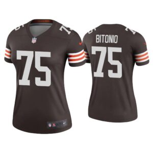 Women 2020 Joel Bitonio Cleveland Browns Brown Legend Jersey