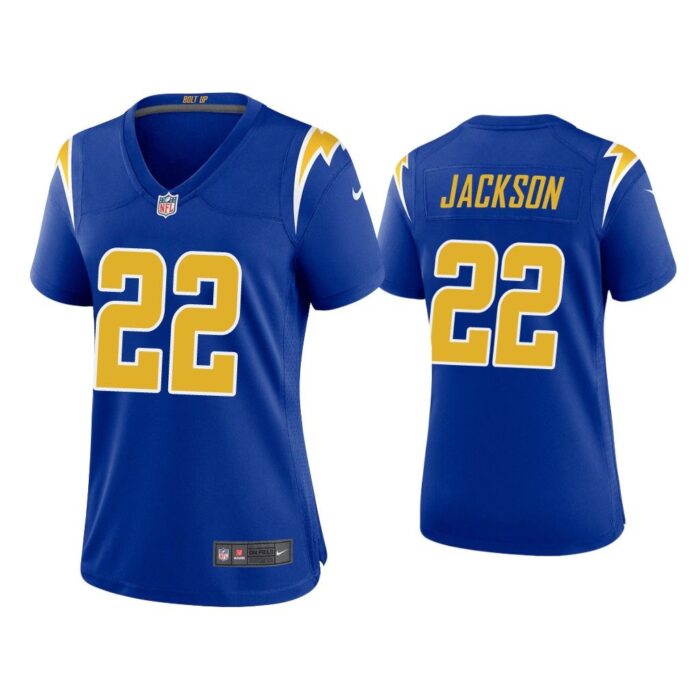 Women 2020 Justin Jackson Los Angeles Chargers Royal 2nd Alternate Game Jersey