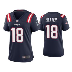 Women 2020 Matthew Slater New England Patriots Navy Game Jersey