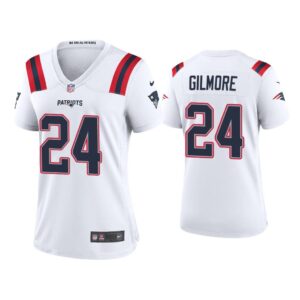 Women 2020 Stephon Gilmore New England Patriots White Game Jersey