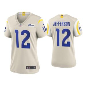 Women 2020 Van Jefferson Los Angeles Rams Bone Game Jersey