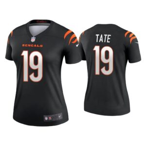 Women 2021 Auden Tate Cincinnati Bengals Black Legend Jersey