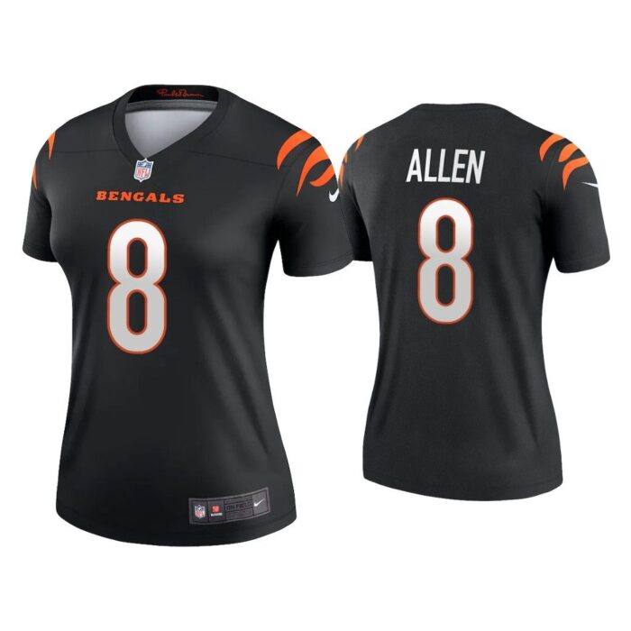 Women 2021 Brandon Allen Cincinnati Bengals Black Legend Jersey