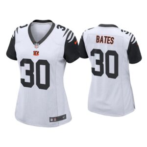 Women 2021 Jessie Bates III Cincinnati Bengals Black Alternate Game Jersey