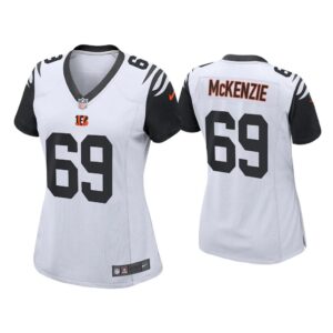 Women 2021 Kahlil McKenzie Cincinnati Bengals Black Alternate Game Jersey